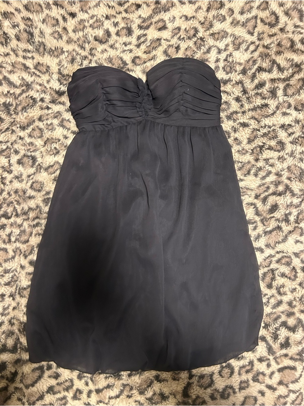 Guess Vintage Strapless Ruched Bodice Dress
